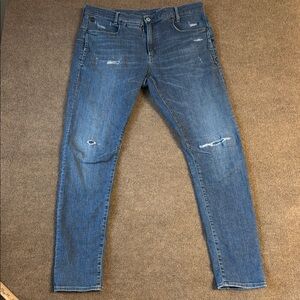 Men's G STAR RAW DENIM D-STAQ 3D Slim SKINNY 9 Pockets STRETCH Jeans 36x36